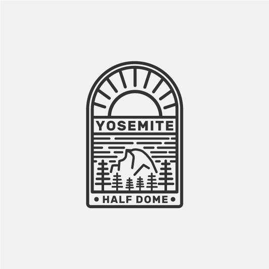 Yosemite Half Dome Patch
